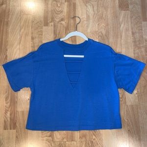 Wild Fable: Blue Crop Top, Size L